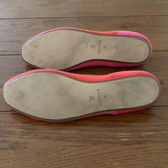 Rothy’s Marta Ferri flame azaleas size 8; GUC bc they’re shoes that were worn. - Picture 3 of 4